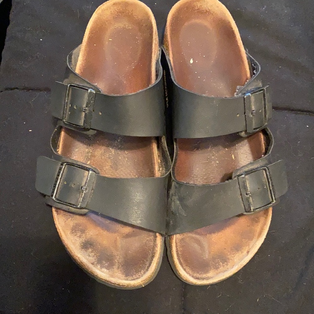 Birkenstock Arizona Black on Black BirkoFlor